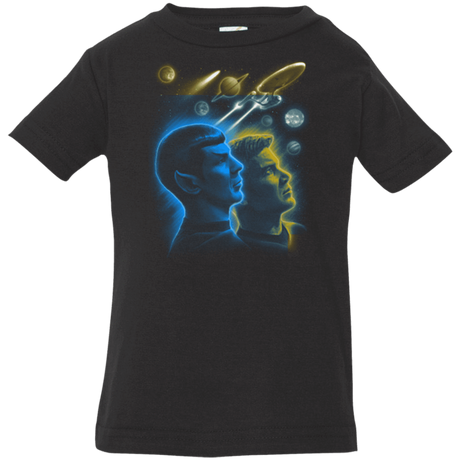 T-Shirts Black / 6 Months Star Trek Kirk Spock Infant Premium T-Shirt