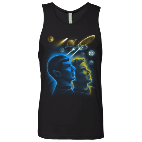 T-Shirts Black / Small Star Trek Kirk Spock Men's Premium Tank Top