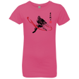T-Shirts Hot Pink / YXS STAR WARRIOR SUMI-E Girls Premium T-Shirt
