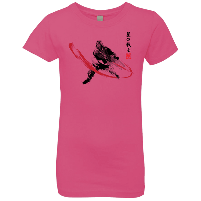 T-Shirts Hot Pink / YXS STAR WARRIOR SUMI-E Girls Premium T-Shirt