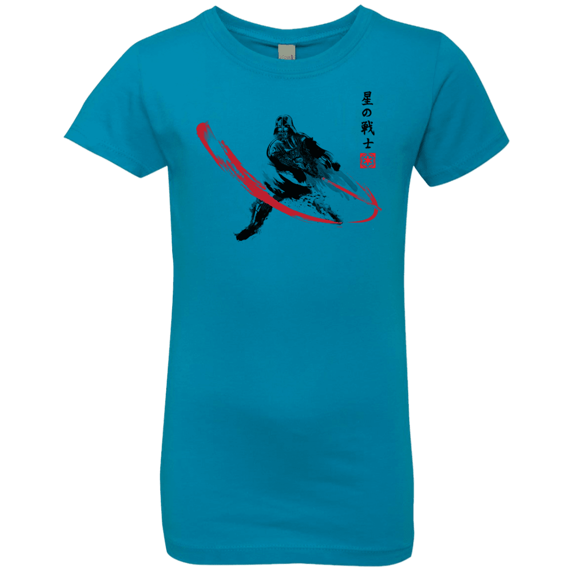 T-Shirts Turquoise / YXS STAR WARRIOR SUMI-E Girls Premium T-Shirt