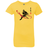 T-Shirts Vibrant Yellow / YXS STAR WARRIOR SUMI-E Girls Premium T-Shirt