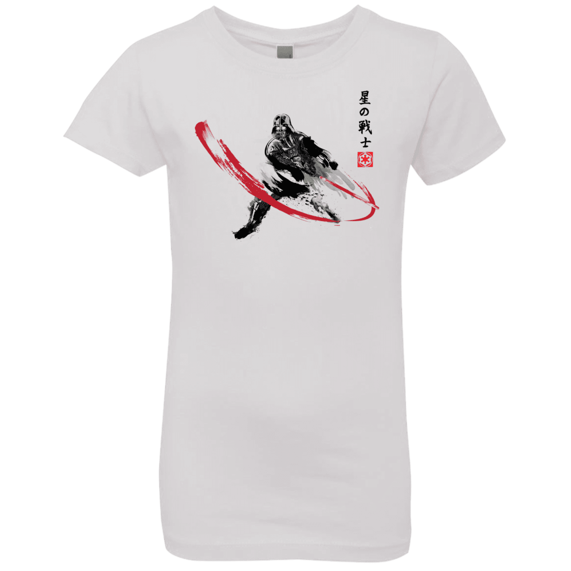 T-Shirts White / YXS STAR WARRIOR SUMI-E Girls Premium T-Shirt