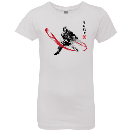 T-Shirts White / YXS STAR WARRIOR SUMI-E Girls Premium T-Shirt