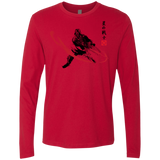 T-Shirts Red / Small STAR WARRIOR SUMI-E Men's Premium Long Sleeve