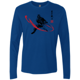 T-Shirts Royal / Small STAR WARRIOR SUMI-E Men's Premium Long Sleeve