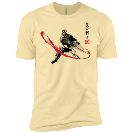 T-Shirts Banana Cream / X-Small STAR WARRIOR SUMI-E Men's Premium T-Shirt
