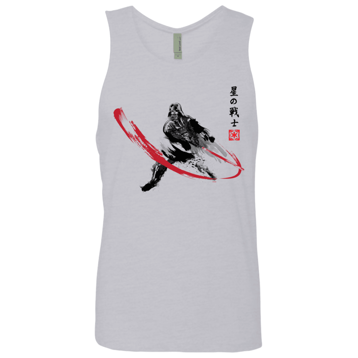 T-Shirts Heather Grey / Small STAR WARRIOR SUMI-E Men's Premium Tank Top