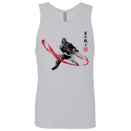 T-Shirts Heather Grey / Small STAR WARRIOR SUMI-E Men's Premium Tank Top