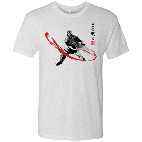 T-Shirts Heather White / Small STAR WARRIOR SUMI-E Men's Triblend T-Shirt
