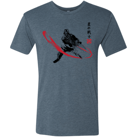T-Shirts Indigo / Small STAR WARRIOR SUMI-E Men's Triblend T-Shirt