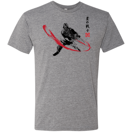 T-Shirts Premium Heather / Small STAR WARRIOR SUMI-E Men's Triblend T-Shirt