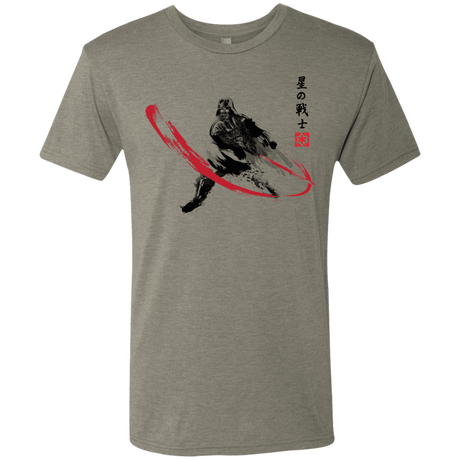 T-Shirts Venetian Grey / Small STAR WARRIOR SUMI-E Men's Triblend T-Shirt