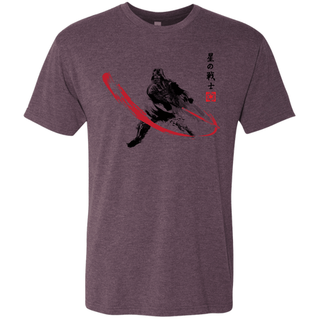 T-Shirts Vintage Purple / Small STAR WARRIOR SUMI-E Men's Triblend T-Shirt