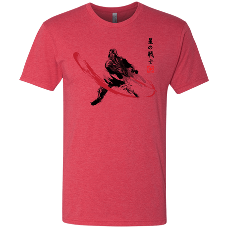 T-Shirts Vintage Red / Small STAR WARRIOR SUMI-E Men's Triblend T-Shirt