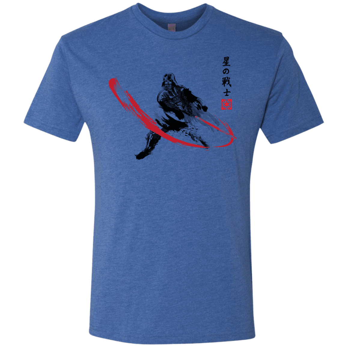 T-Shirts Vintage Royal / Small STAR WARRIOR SUMI-E Men's Triblend T-Shirt