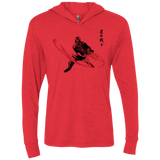 T-Shirts Vintage Red / X-Small STAR WARRIOR SUMI-E Triblend Long Sleeve Hoodie Tee