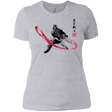 T-Shirts Heather Grey / X-Small STAR WARRIOR SUMI-E Women's Premium T-Shirt