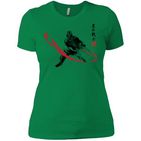 T-Shirts Kelly Green / X-Small STAR WARRIOR SUMI-E Women's Premium T-Shirt