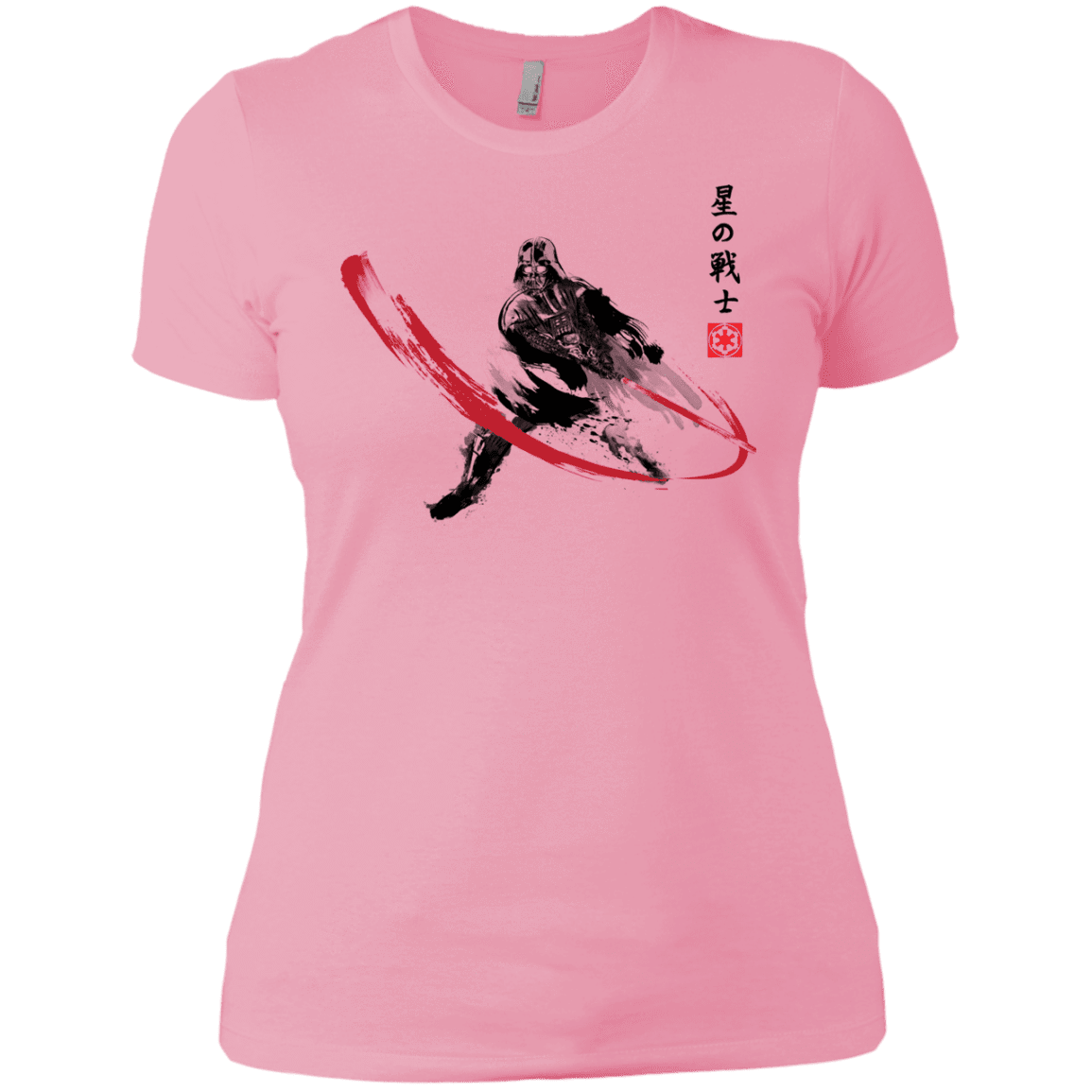 T-Shirts Light Pink / X-Small STAR WARRIOR SUMI-E Women's Premium T-Shirt