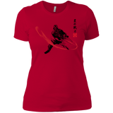 T-Shirts Red / X-Small STAR WARRIOR SUMI-E Women's Premium T-Shirt