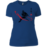 T-Shirts Royal / X-Small STAR WARRIOR SUMI-E Women's Premium T-Shirt
