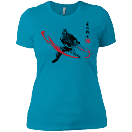 T-Shirts Turquoise / X-Small STAR WARRIOR SUMI-E Women's Premium T-Shirt