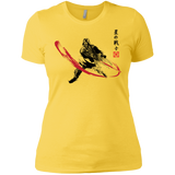 T-Shirts Vibrant Yellow / X-Small STAR WARRIOR SUMI-E Women's Premium T-Shirt
