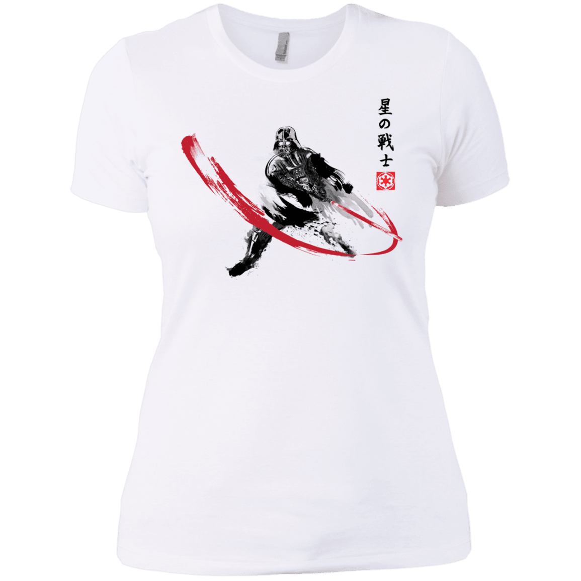 T-Shirts White / X-Small STAR WARRIOR SUMI-E Women's Premium T-Shirt