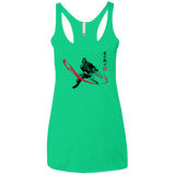 T-Shirts Envy / X-Small STAR WARRIOR SUMI-E Women's Triblend Racerback Tank