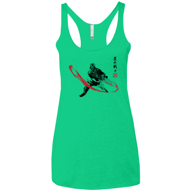 T-Shirts Envy / X-Small STAR WARRIOR SUMI-E Women's Triblend Racerback Tank