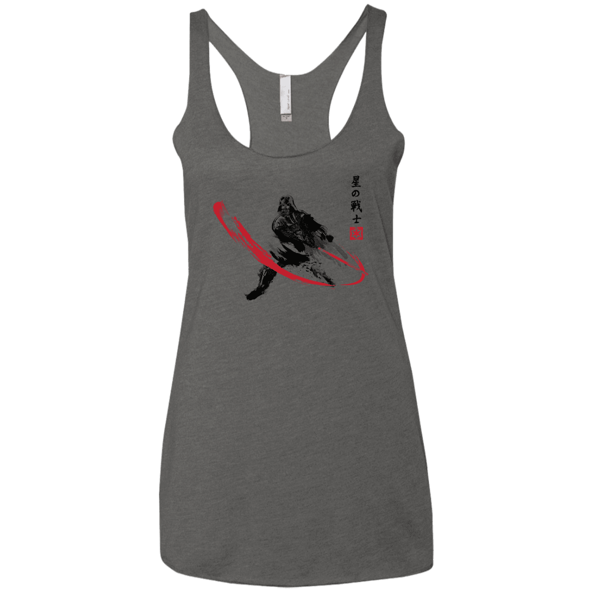 T-Shirts Premium Heather / X-Small STAR WARRIOR SUMI-E Women's Triblend Racerback Tank