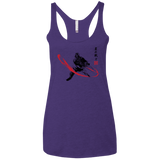 T-Shirts Purple / X-Small STAR WARRIOR SUMI-E Women's Triblend Racerback Tank