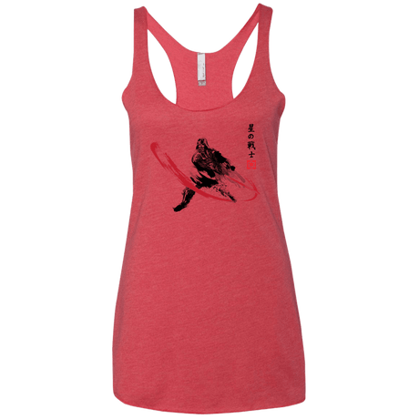 T-Shirts Vintage Red / X-Small STAR WARRIOR SUMI-E Women's Triblend Racerback Tank
