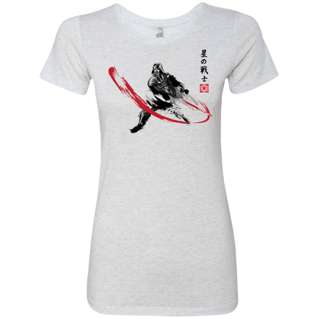 T-Shirts Heather White / Small STAR WARRIOR SUMI-E Women's Triblend T-Shirt