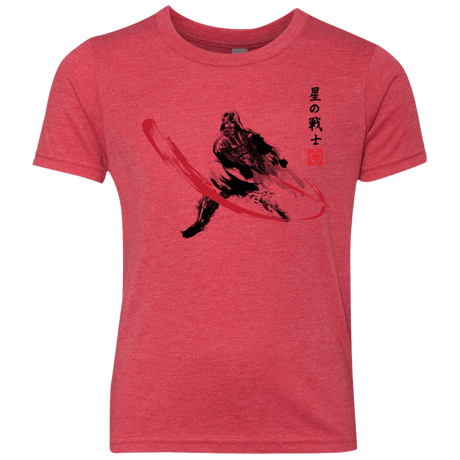T-Shirts Vintage Red / YXS STAR WARRIOR SUMI-E Youth Triblend T-Shirt