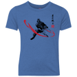 T-Shirts Vintage Royal / YXS STAR WARRIOR SUMI-E Youth Triblend T-Shirt