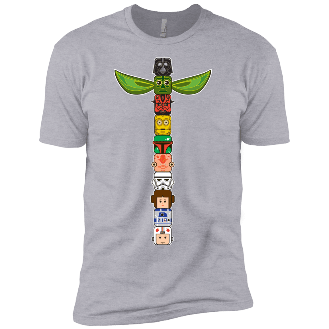T-Shirts Heather Grey / YXS Star Wars Totem Boys Premium T-Shirt