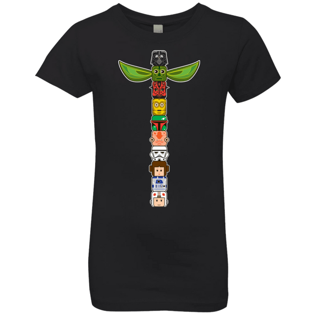 T-Shirts Black / YXS Star Wars Totem Girls Premium T-Shirt