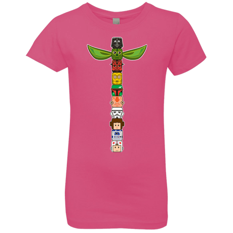 T-Shirts Hot Pink / YXS Star Wars Totem Girls Premium T-Shirt