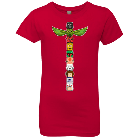 T-Shirts Red / YXS Star Wars Totem Girls Premium T-Shirt