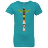T-Shirts Tahiti Blue / YXS Star Wars Totem Girls Premium T-Shirt