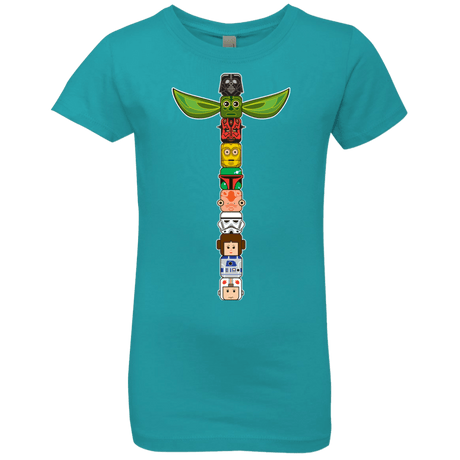 T-Shirts Tahiti Blue / YXS Star Wars Totem Girls Premium T-Shirt