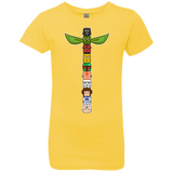 T-Shirts Vibrant Yellow / YXS Star Wars Totem Girls Premium T-Shirt