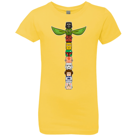 T-Shirts Vibrant Yellow / YXS Star Wars Totem Girls Premium T-Shirt