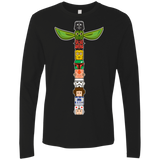 T-Shirts Black / Small Star Wars Totem Men's Premium Long Sleeve