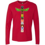 T-Shirts Red / Small Star Wars Totem Men's Premium Long Sleeve