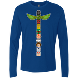 T-Shirts Royal / Small Star Wars Totem Men's Premium Long Sleeve