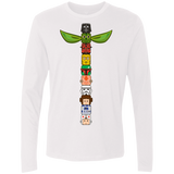 T-Shirts White / Small Star Wars Totem Men's Premium Long Sleeve
