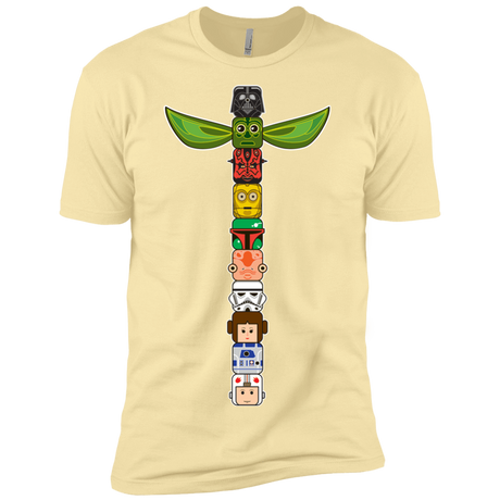 T-Shirts Banana Cream / X-Small Star Wars Totem Men's Premium T-Shirt